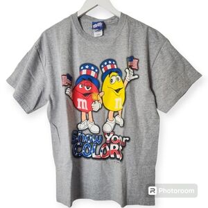 Vintage 2006 Mars M & M's "Show Your Colors"  Tshirt size Large